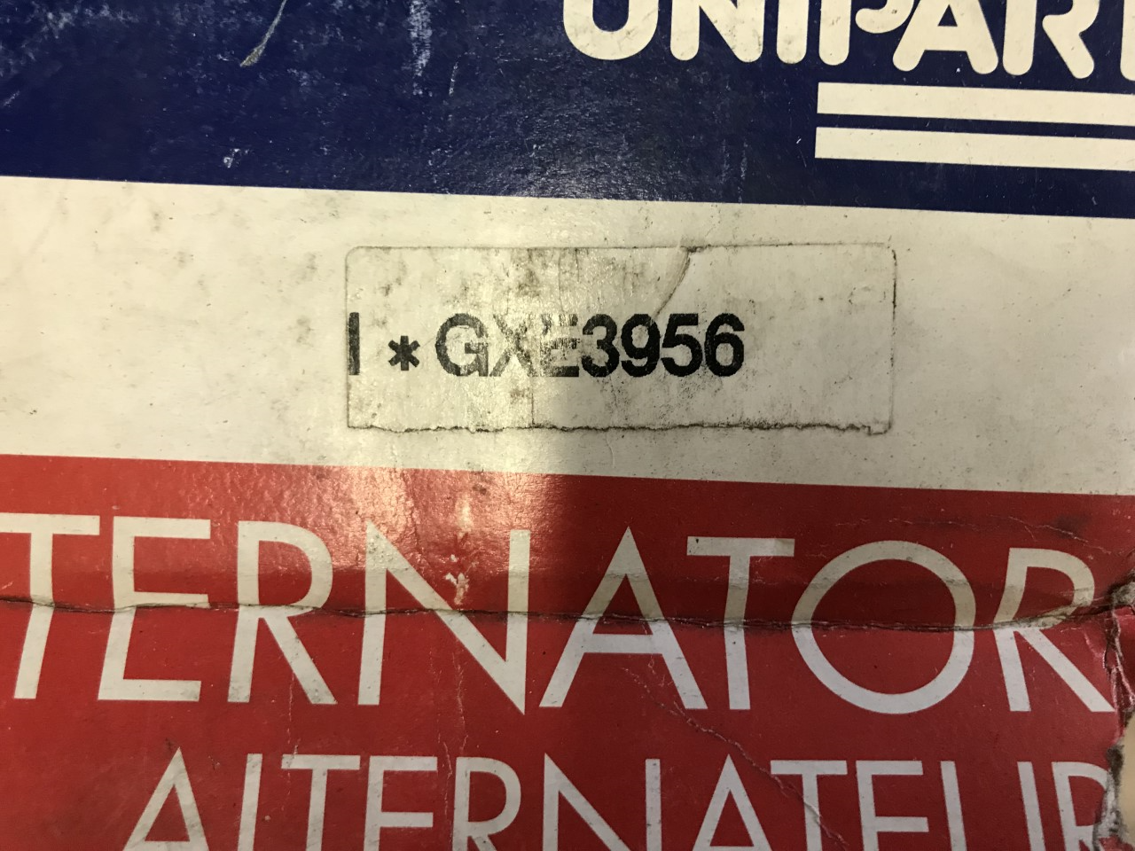 Alternator Fiat Punto 1999-2006 1.2 16v 80HP GXE3956 63321713 Unipart NO SURCHAR