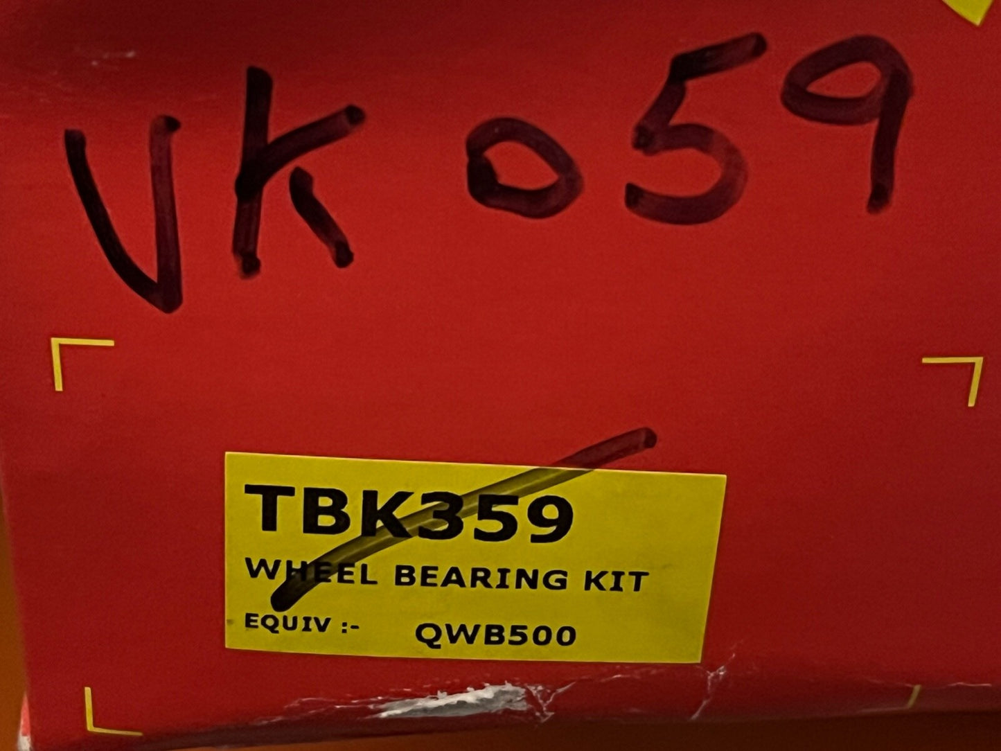 Trupart TBK359 Rear Wheel Bearing Kit fits Citroen Peugeot