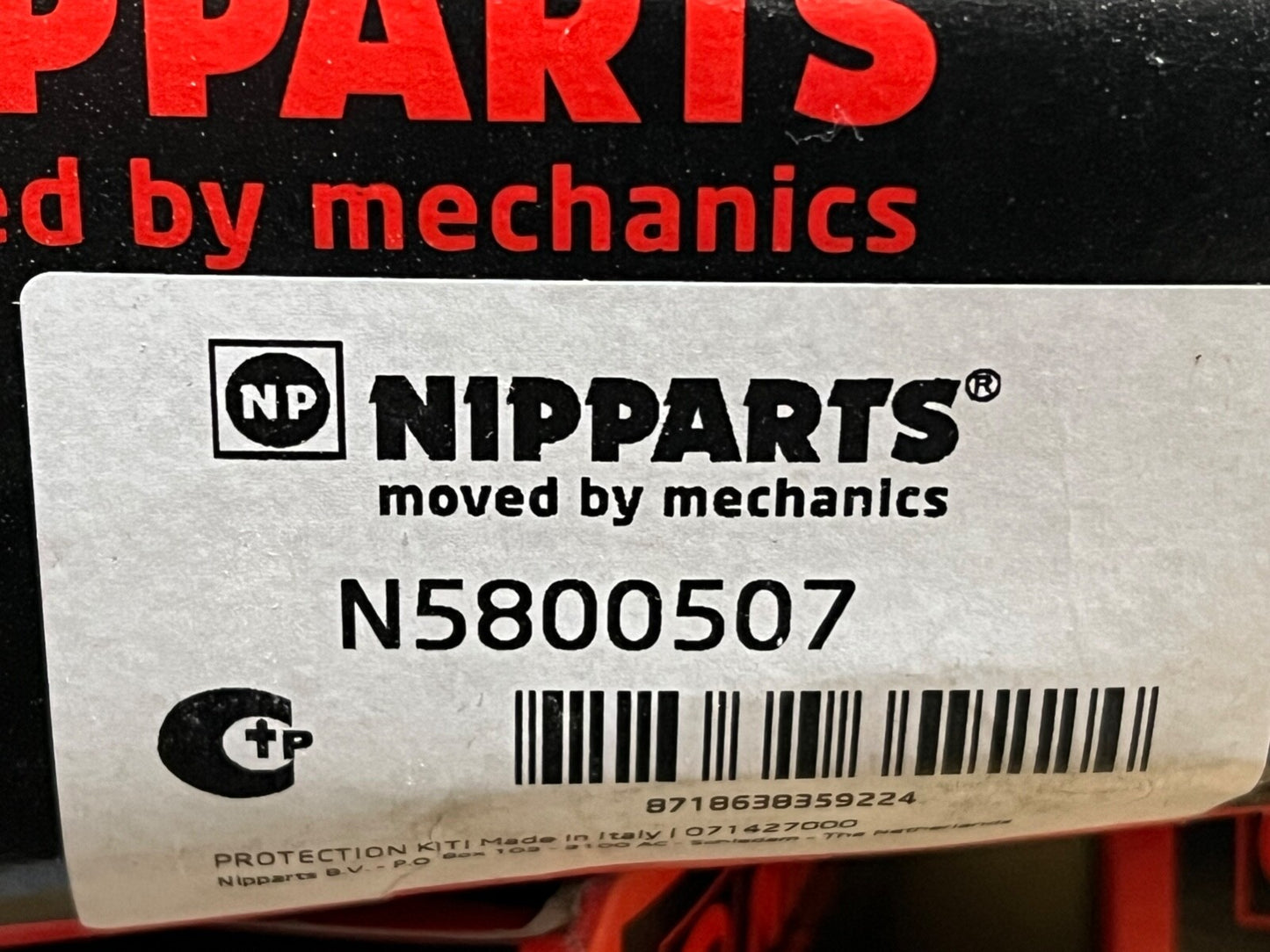 Nipparts N5800507 Front Shock Absorber Dust Covers