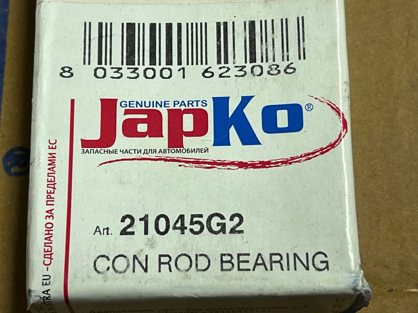 Japko 21045G2 Big End Bearings fits Nissan Sunny Cherry Vanette Minibus