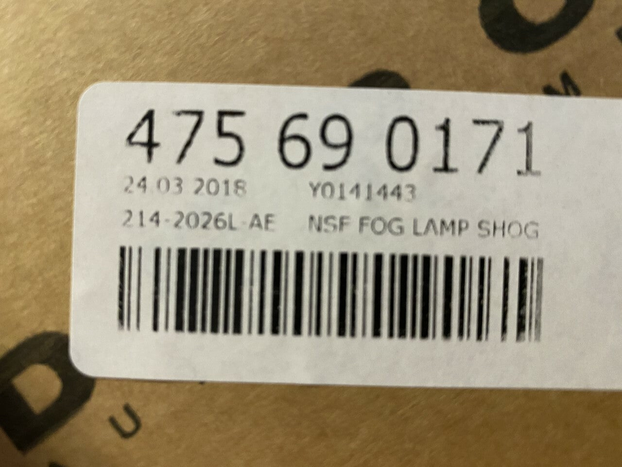 Depo 214-2026L-AE Front Fog Lamp Fits Mitsubishi Shogun Pajero