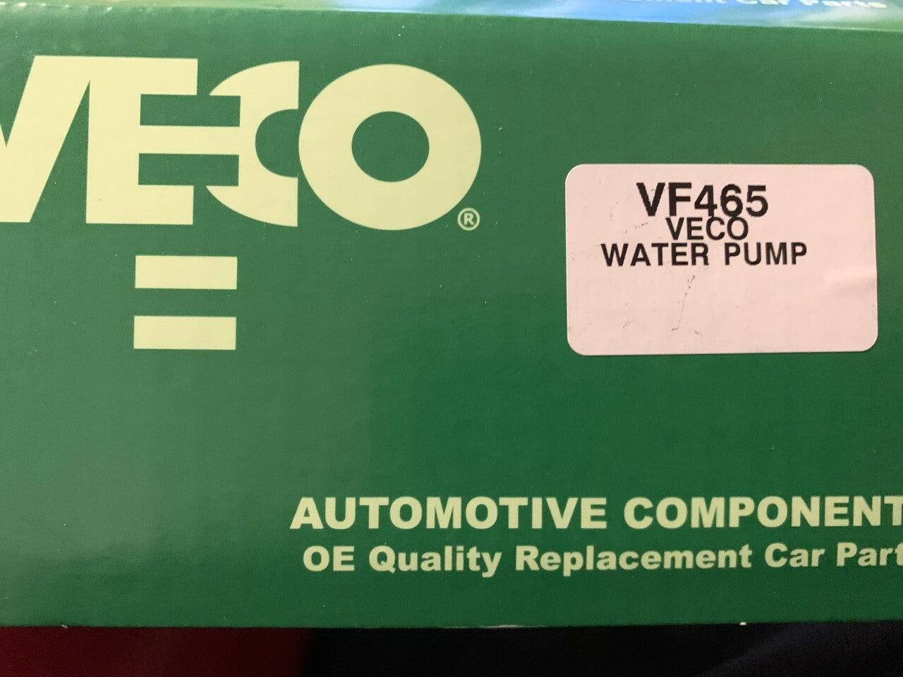 Veco VF465 Water Pump Coolant Pump