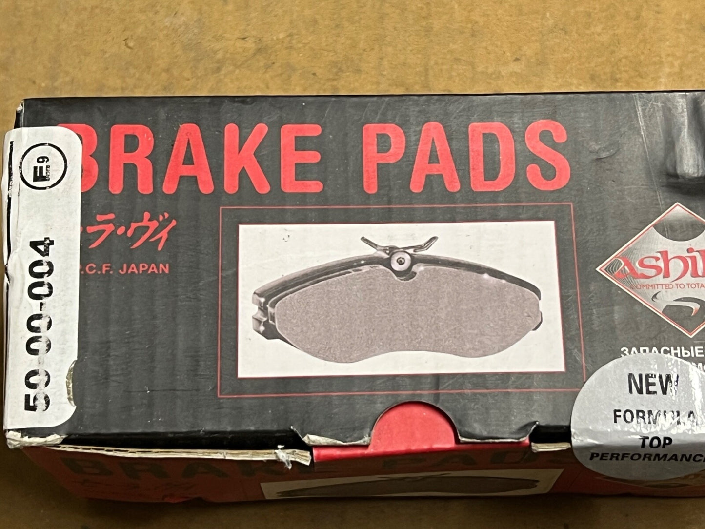 Ashika 50-00-004 Front Brake Pad Set fits Jeep Dodge Chrysler Mitsubishi