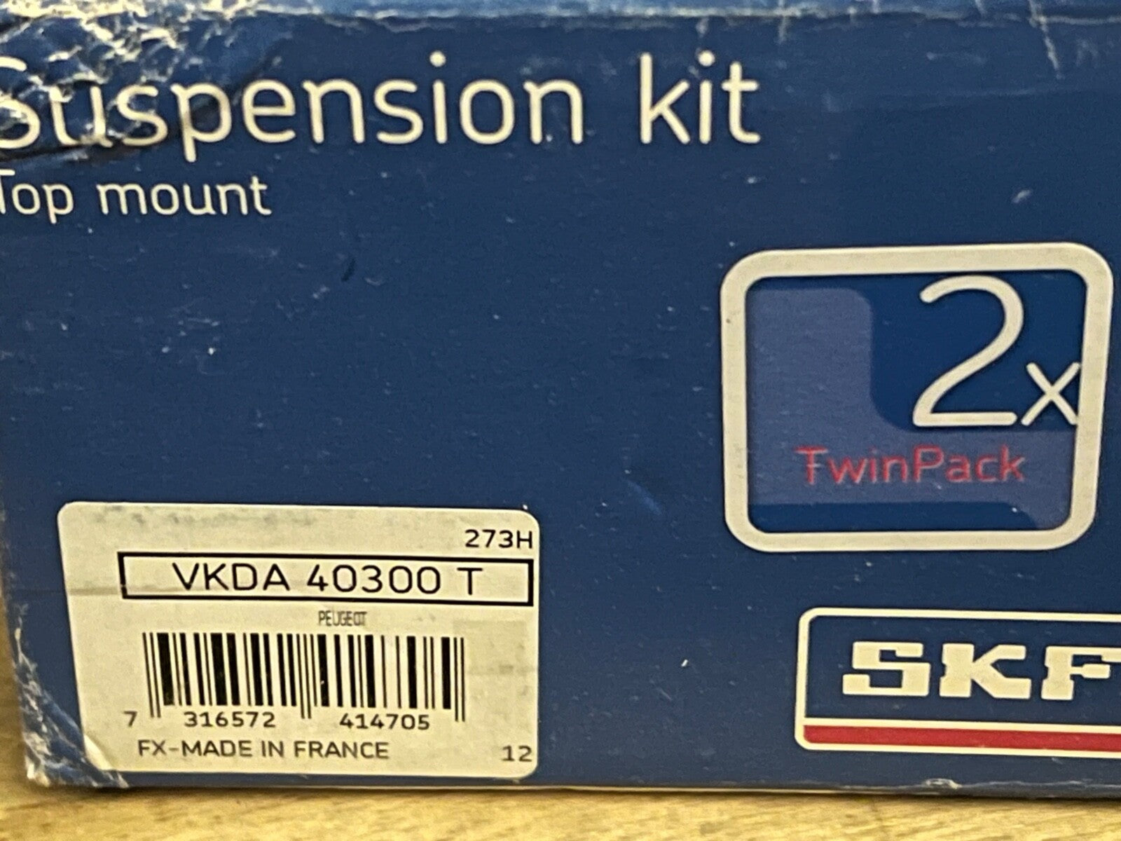 SKF VKDA40300T set of Top Strut Mounts fits Peugeot 406 199-2004