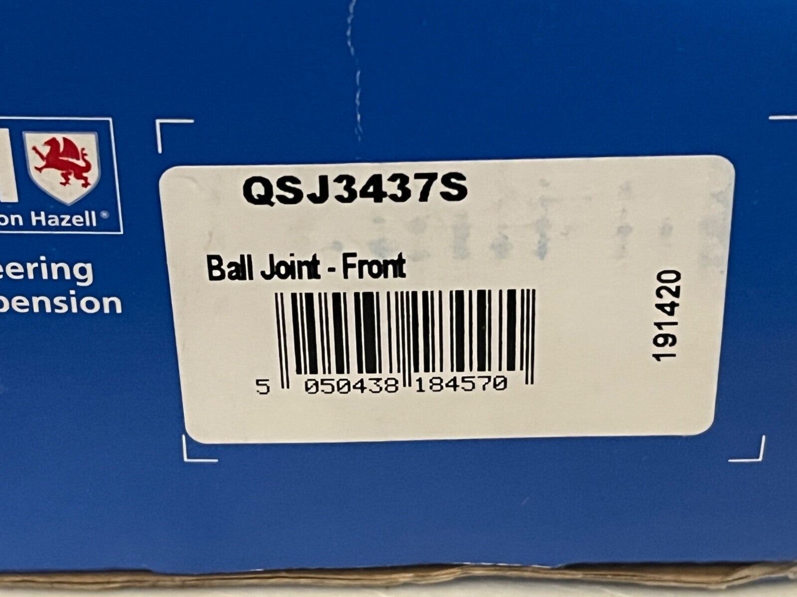 QH QSJ3437S Front Ball Joint fits Hyundai Accent Kia Rio
