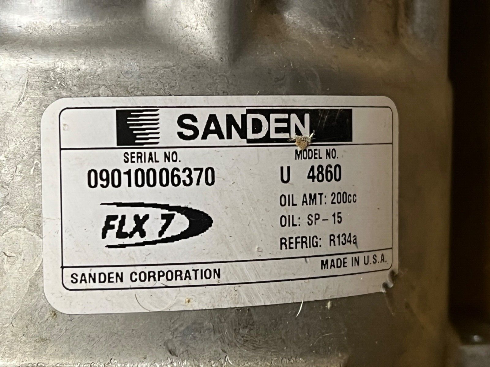 Sanden 4860 Air Conditioning Compressor Universal