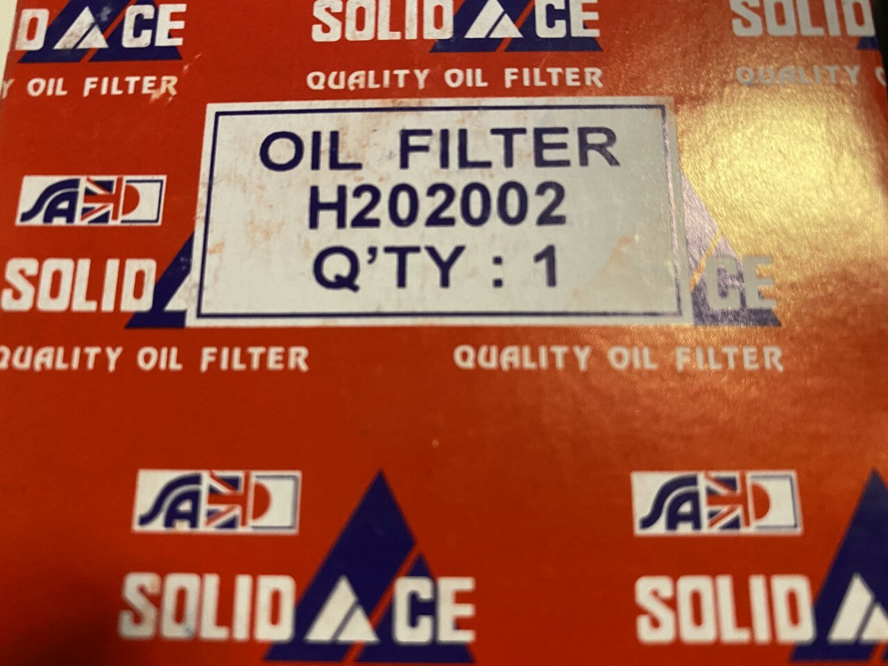 Solid Auto H202002 Oil Filter fits Hyundai Kia