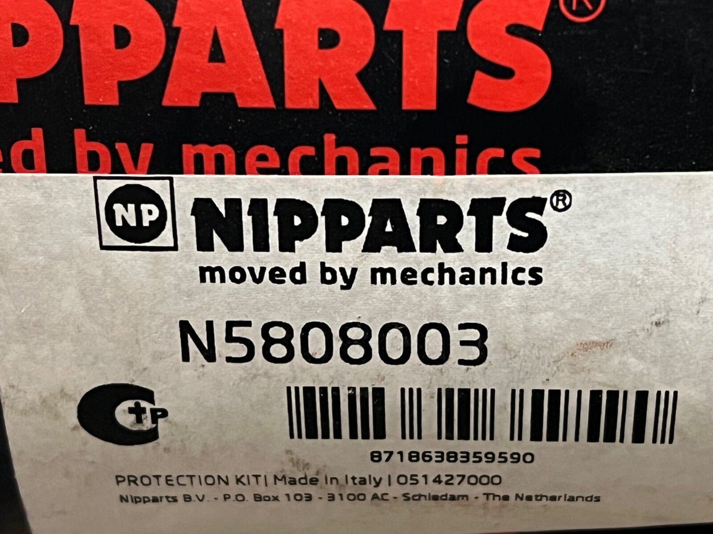 Nipparts N5808003 Shock Dust Cover fit Vauxhall Agila Suzuki Splash Swift