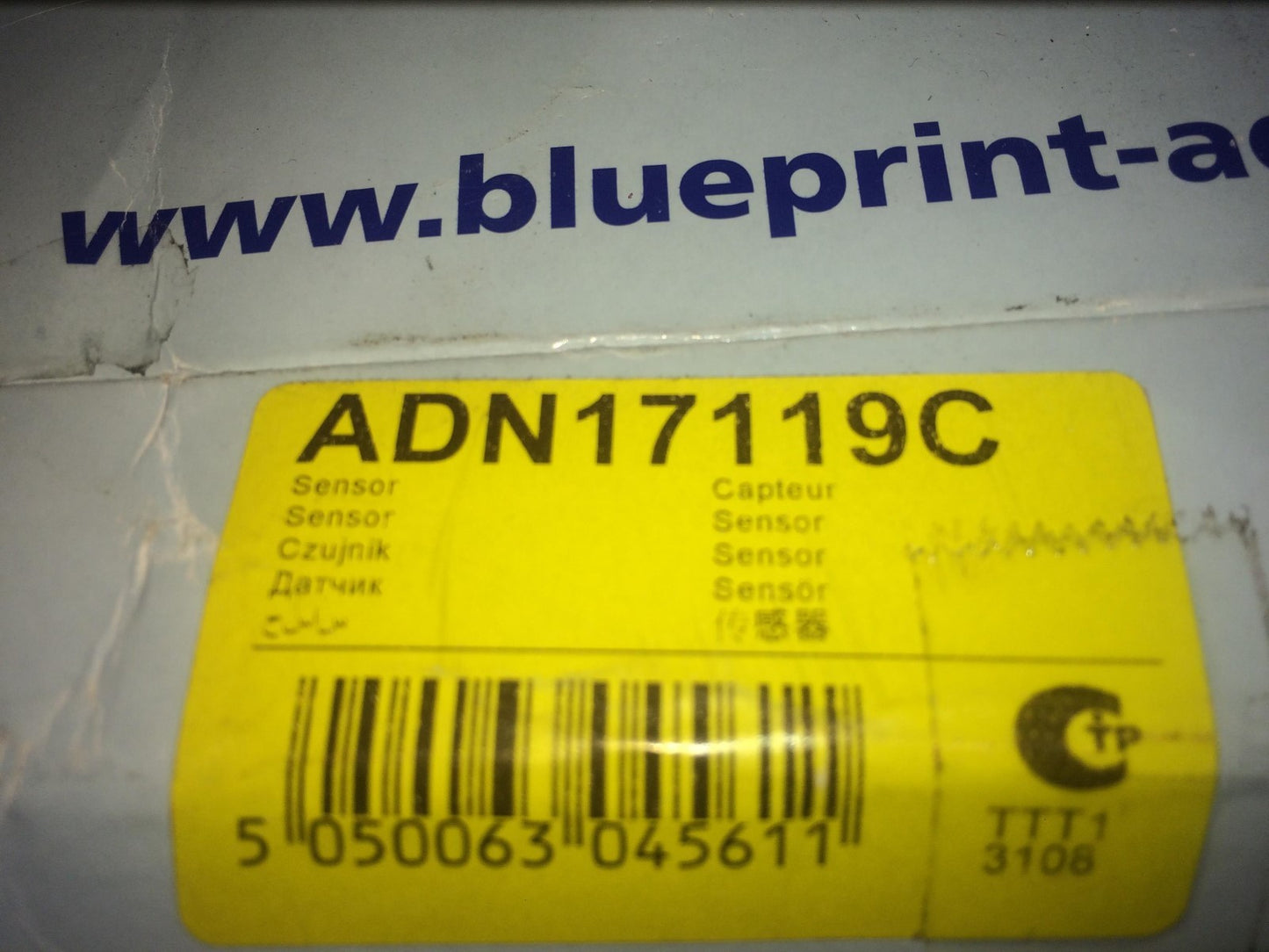 ABS Sensor Front Near Side Left Hand Nissan X Trail 01-13 ADN17119C Blue Print