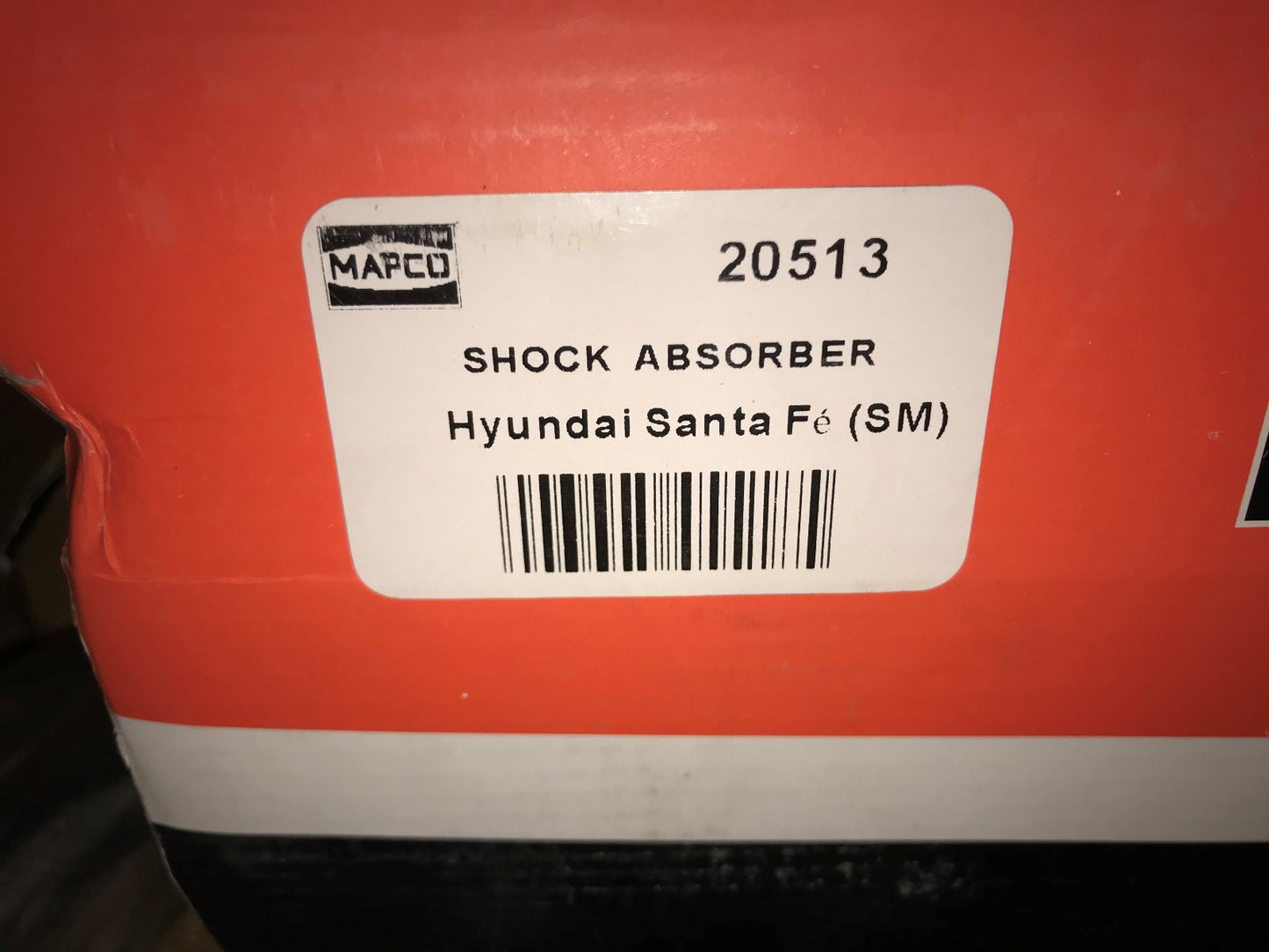 Front Near Side Shock Absorber Hyundai Santa Fe 2001-2006 Mapco 20514