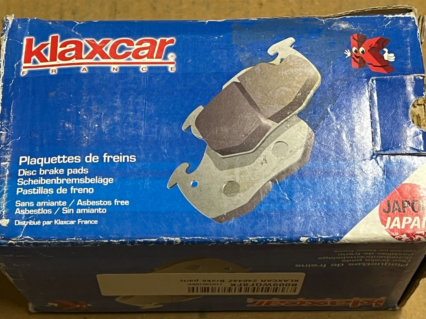 KLAXCAR 24644Z Front Brake Pads fits Toyota Lexus