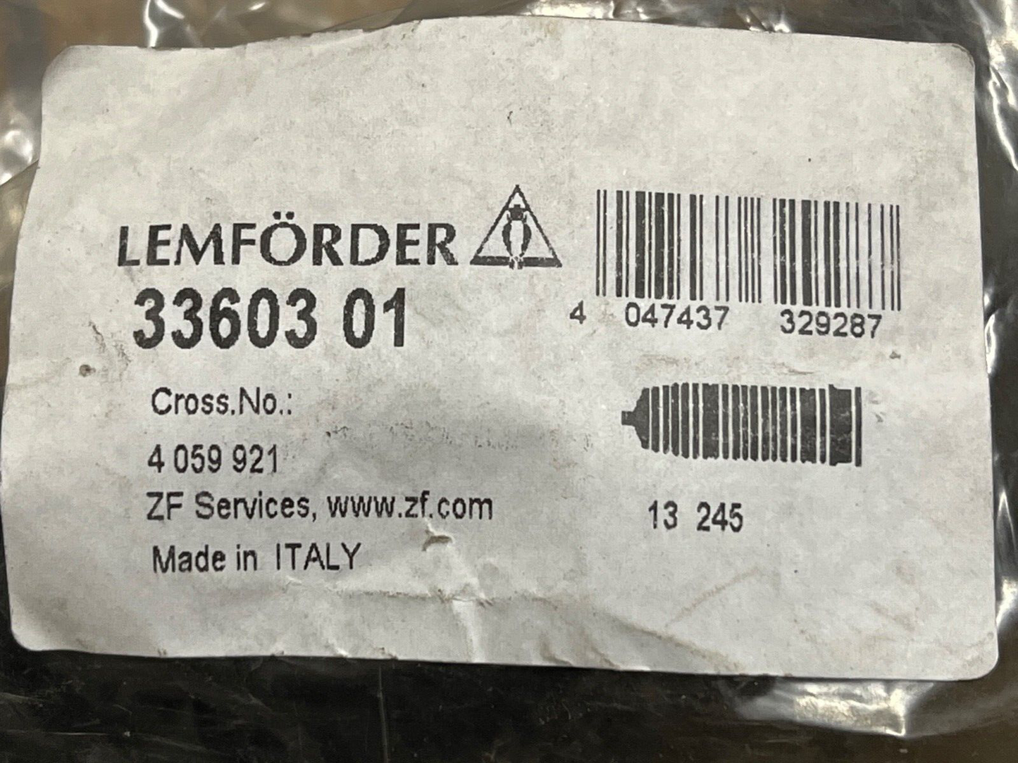 Lemforder 3360301 Steering Rack Gaiter