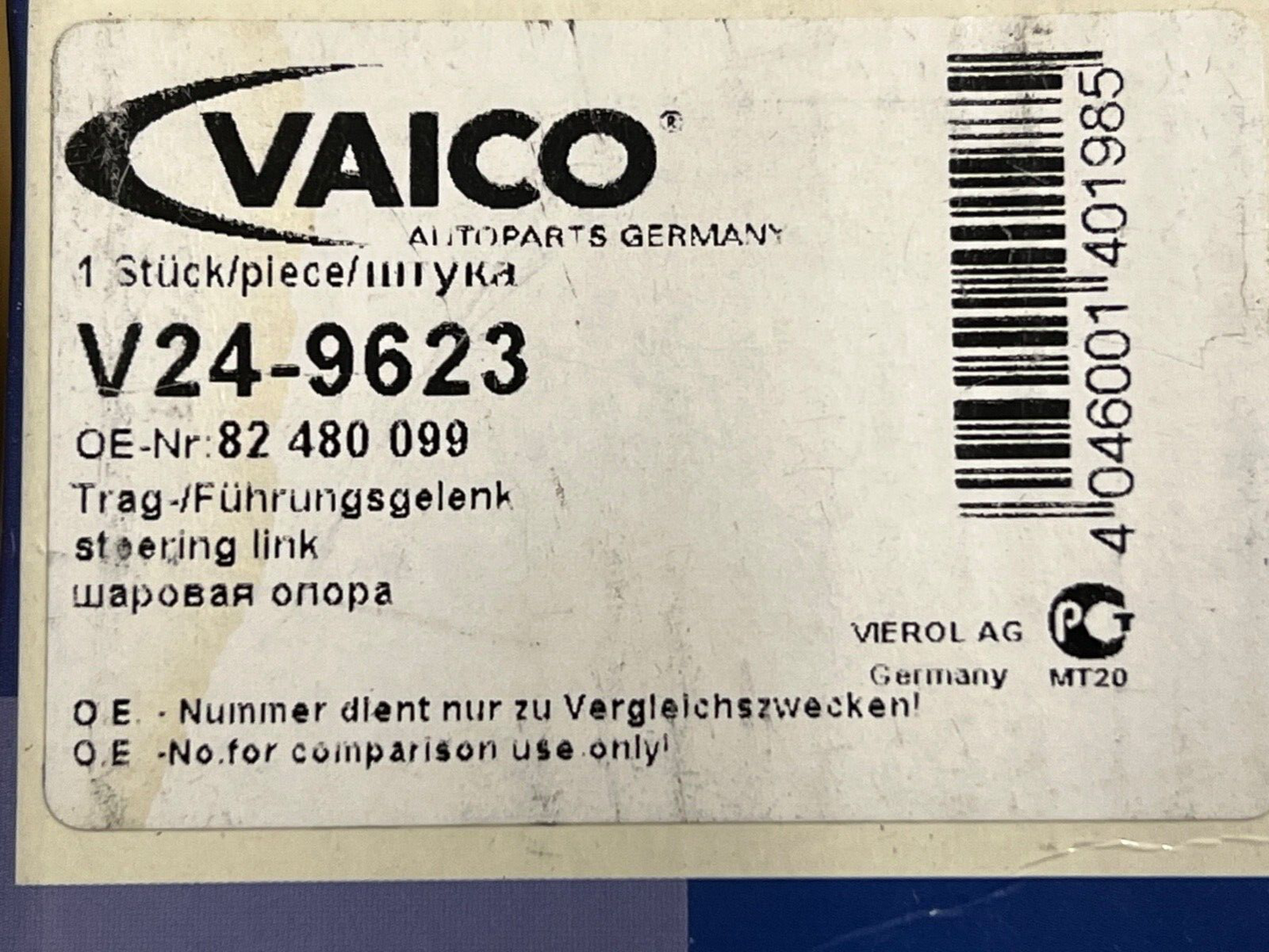 Vaico V24-9623 82480099 Front Ball Joint