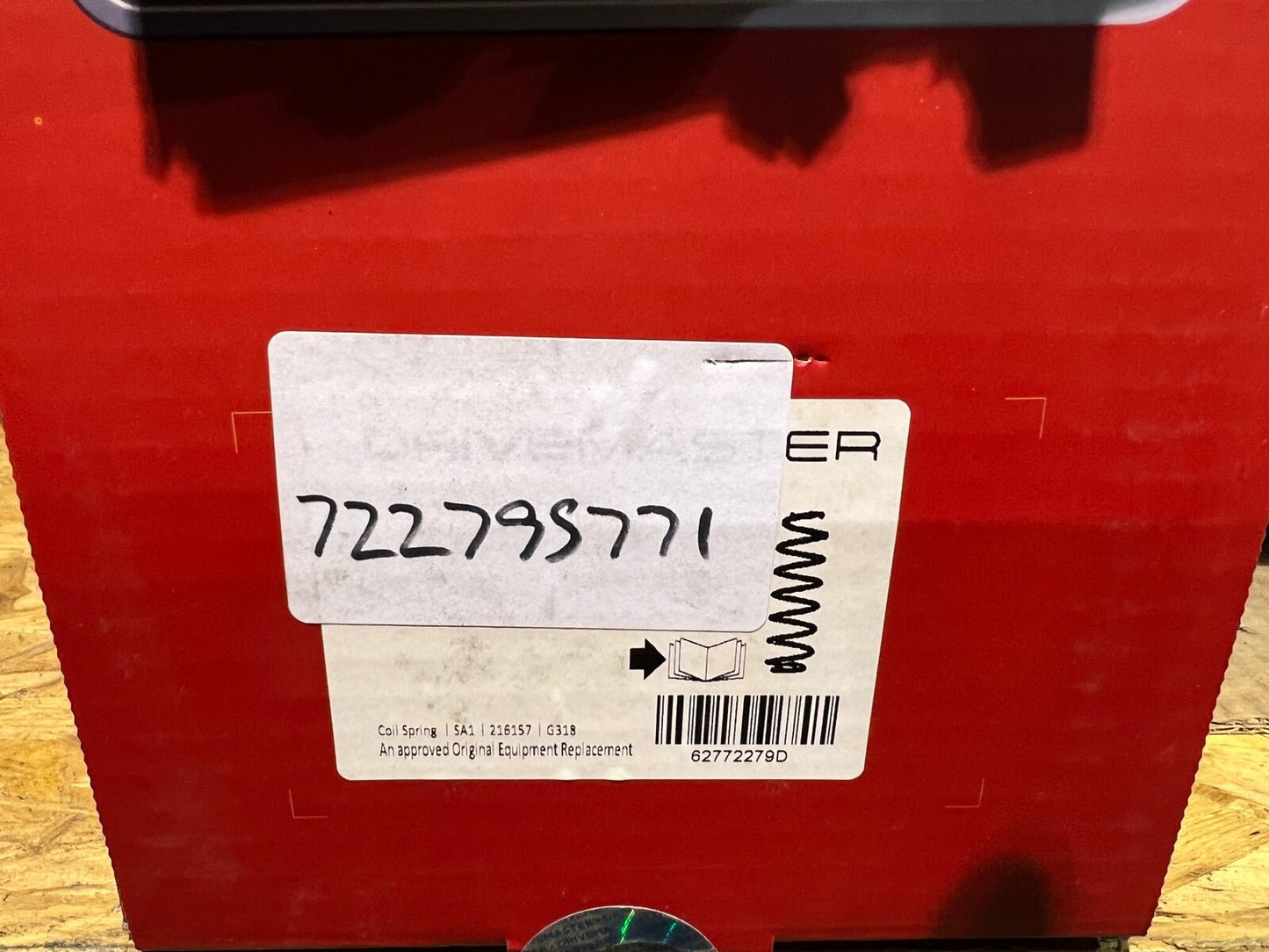 Drivemaster 722795771 RH3330 Front Coil Spring fits Vauxhall Opel