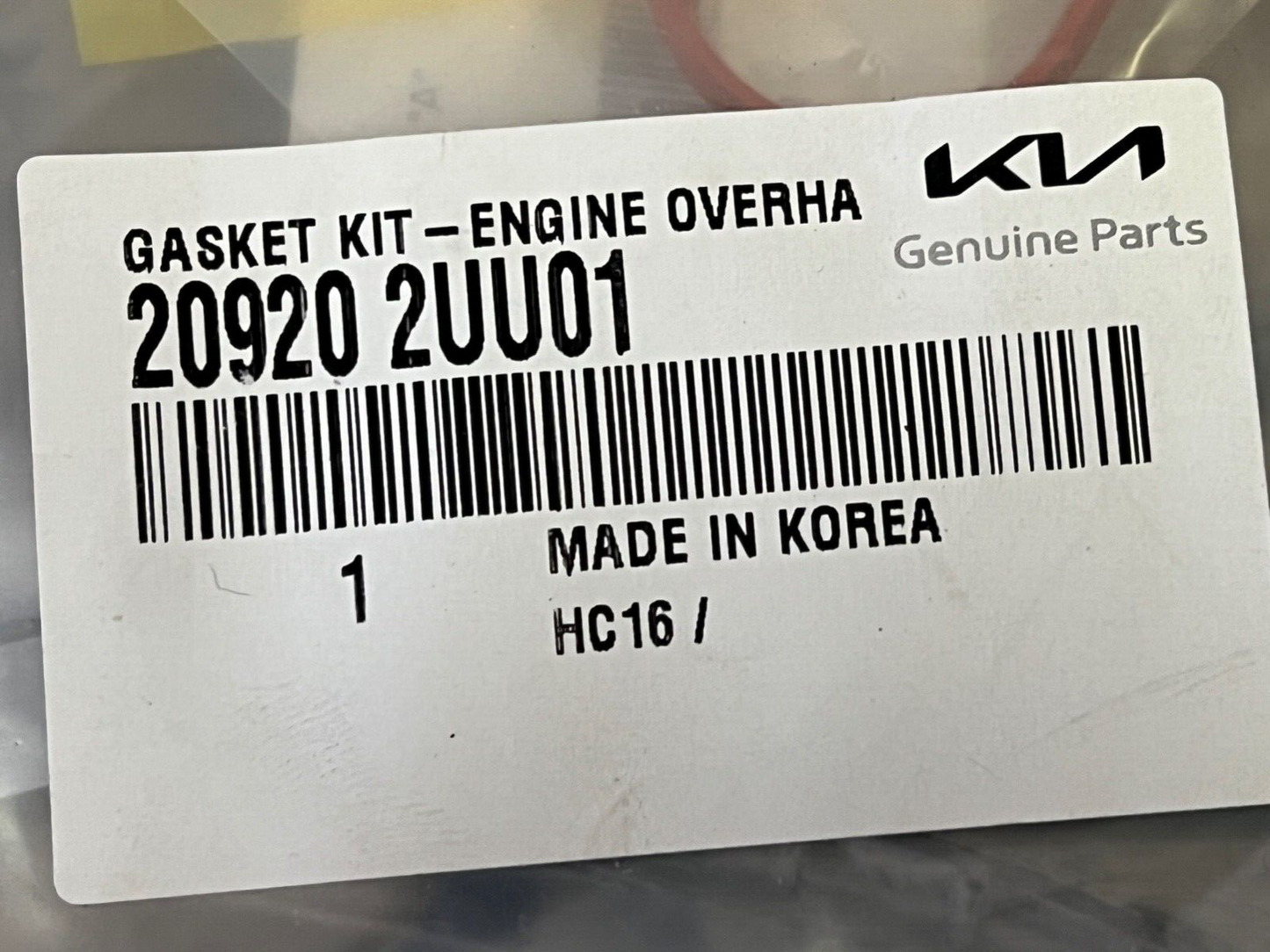 209202UU01 Genuine Hyundai Kia Head Gasket set Hyundai i30 i40 Kona Tucson
