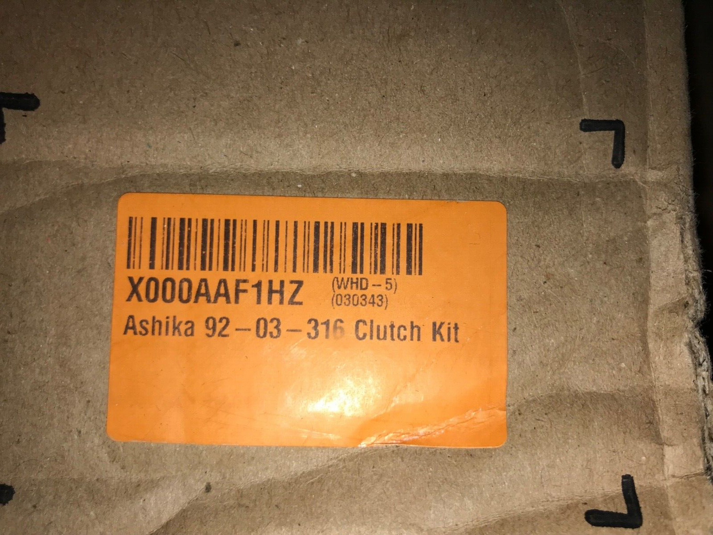 Ashika 92-03-316 Clutch Kit fits Mazda 215mm
