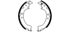 Mintex MFR485 Rear Brake Shoe Set fits Toyota