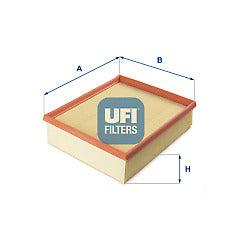 UFI 30.195.00 Air Filter fits Renault Clio Espace Laguna Vel Satis