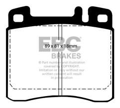 EBC DP888 Rear Brake Pad Fits Mercedes S Class W140