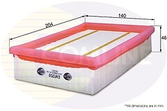 Tecnocar A292 EAF058 Air Filter fits Ford