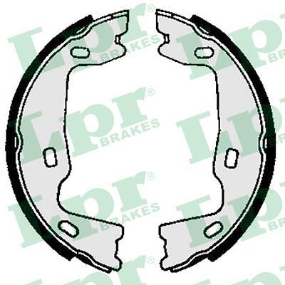 LPR 02570 Rear Brake Shoe Set fits Vauxhall Saab