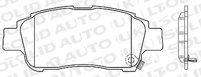 Solid Auto T104061 Front Brake Pad Set