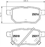 Mintex MDB3062 Brake Pad Set