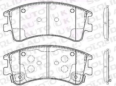 Solid Auto M204057 Front Brake Pad Set