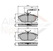 Allied Nippon ADB1526 Front Brake Pad fits Renault Laguna Megane Scenic 25 Espac