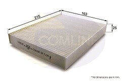 Comline EKF102 Cabin Pollen Filter