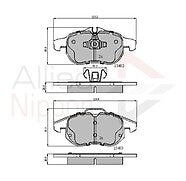 Allied Nippon ADB01137 Front Brake Pads fits Cadillac Fiat Saab Vauxhall