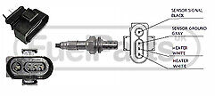 Fuel Parts LB1224 Lambda Sensor Oxygen o2 Sensor fits Audi Seat VW Volkswagon