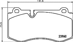 Mintex MDB2821 Brake Pad Set