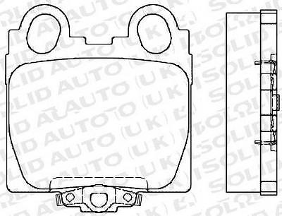 Solid Auto T104064 Rear Brake Pad Set fits Lexus Toyota