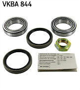SKF VKBA844 Wheel Bearing Kit Rear Alfa Romeo Citroen Fiat Peugeot