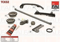 Drivemaster 700073281 LTCK840032 TCK32 Timing Chain Kit fits Nissan