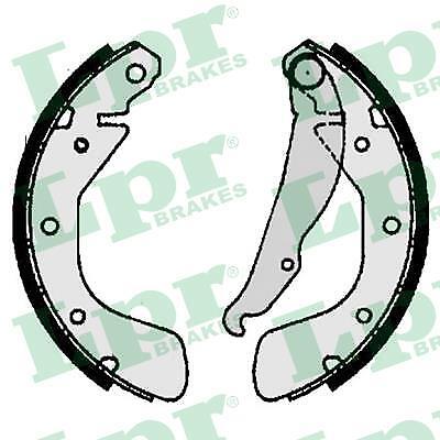 LPR 06790 Rear Brake Shoe Set fits Vauxhall