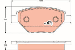 Mintex MDB2792 Front Brake Pad Set