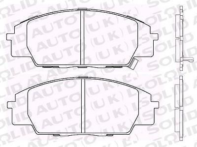 Solid Auto H104045 Front Brake Pad Set fits Honda