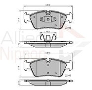 Allied Nippon ADB01590 Brake Pad fits BMW 1 Series 2004- 3 Series 2005-