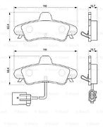 Bosch 0986424745 Brake Pad Set fits Ford