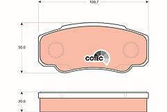 TRW GDB1521 Rear Brake Pads fits Fiat Ducato Peugeot Boxer Citroen Relay