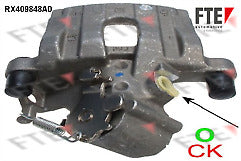 Mintex MBC1187R RX409848A0 Brake Caliper Right Hand Side fits Vauxhall