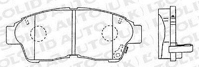 Solid Auto T104035 Front Brake Pad Set