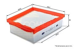 Renault Grand Scenic, Scenic, Megane Comline EAF715 Air Filter