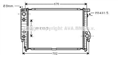 AVA BW2092 Radiator fits BMW
