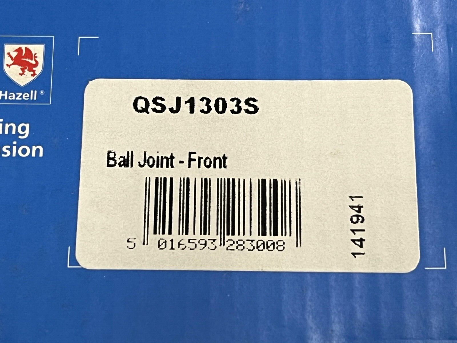 QH QSJ1303S Ball Joint Front Upper fits VW Volkswagen Transporter