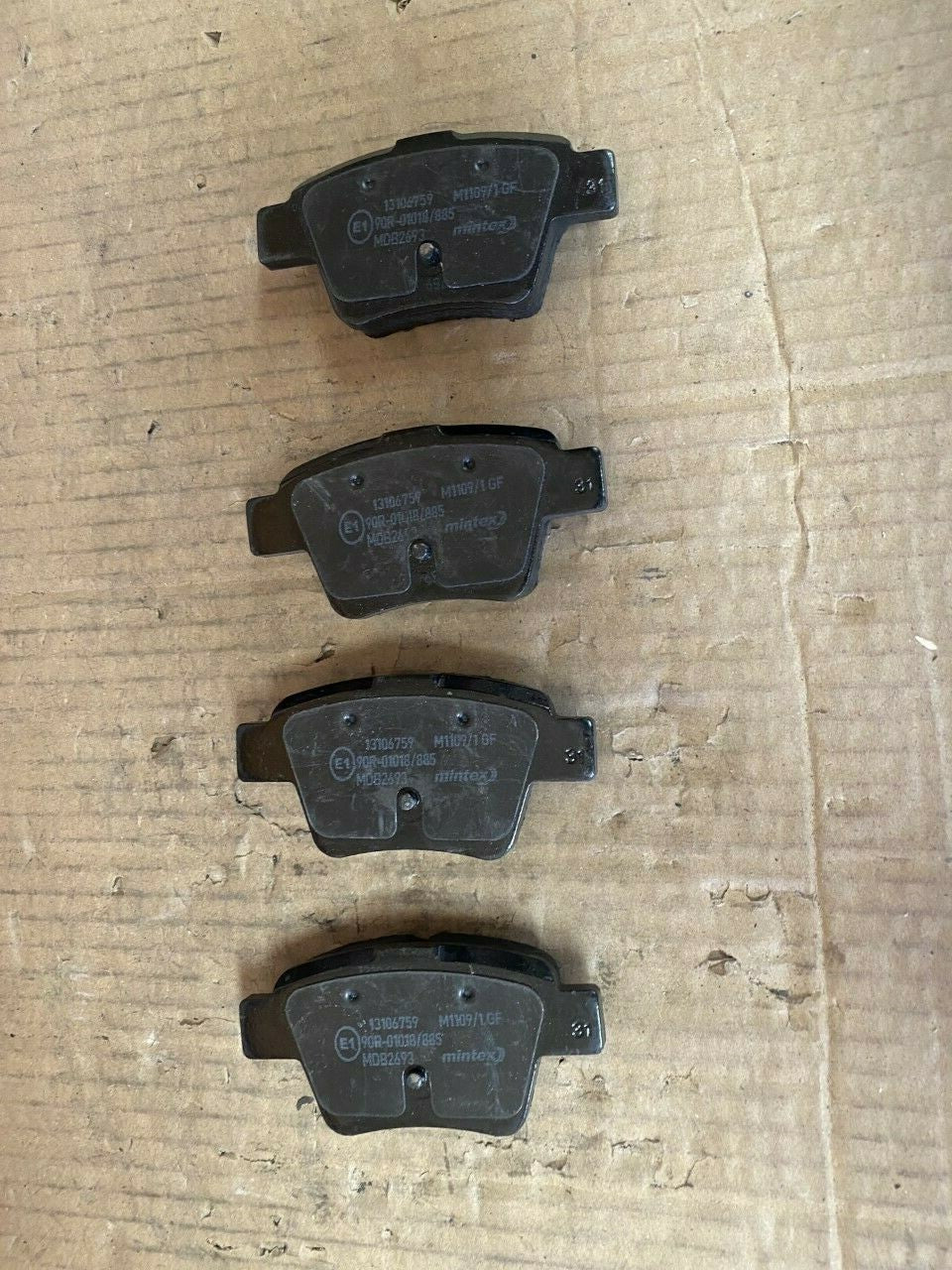 Mintex MDB2693 Rear Brake Pad Set fits Citroen Peugeot