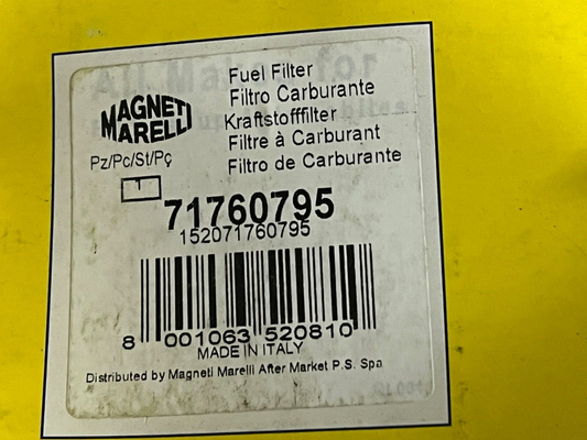 Magneti Marelli 71760795 Fuel Filter fits Fiat Seat Skoda VW Audi Volkswagen