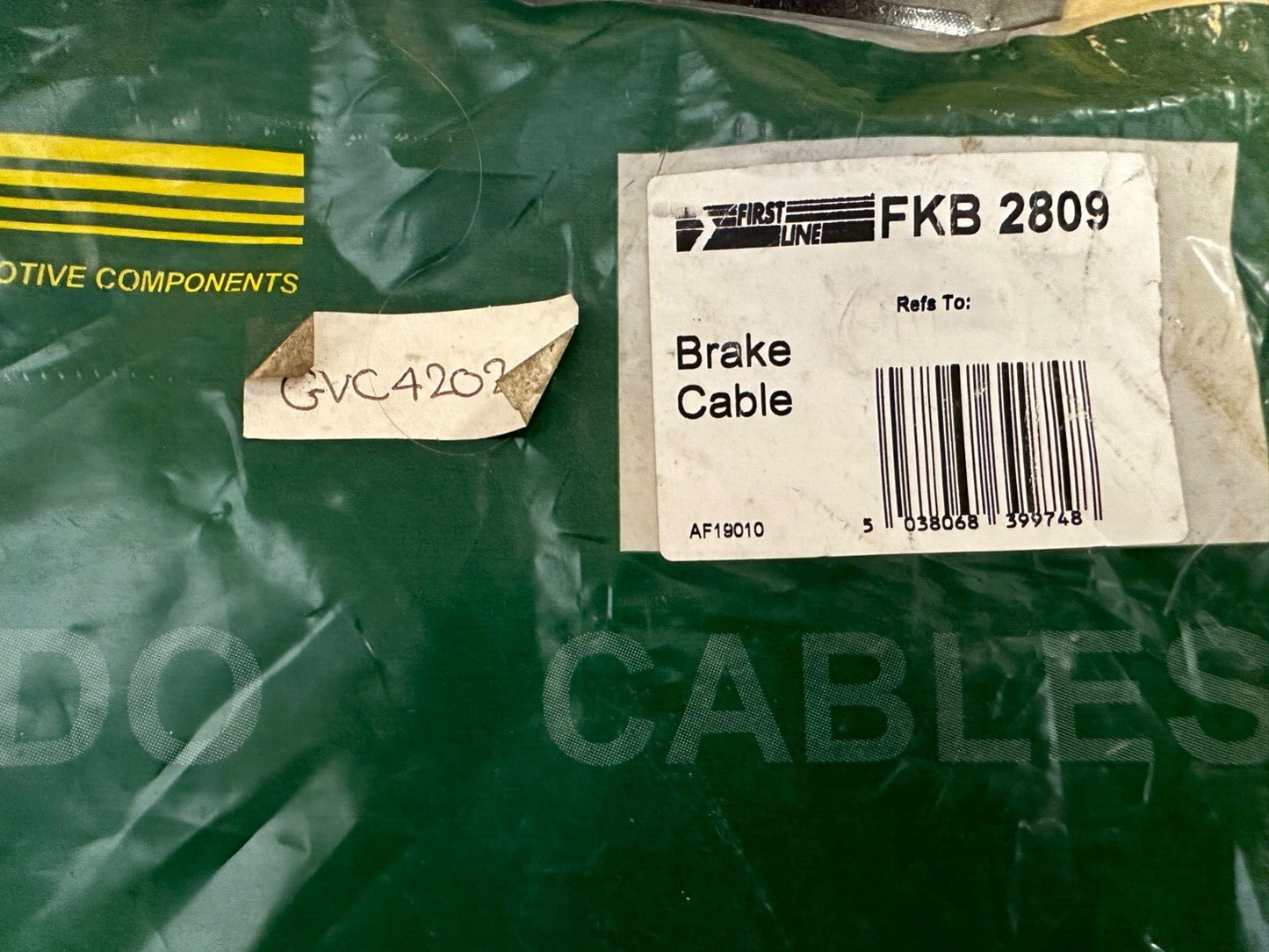 First Line FKB2809 Rear Left hand Side Hand Brake Cable fits Mercedes